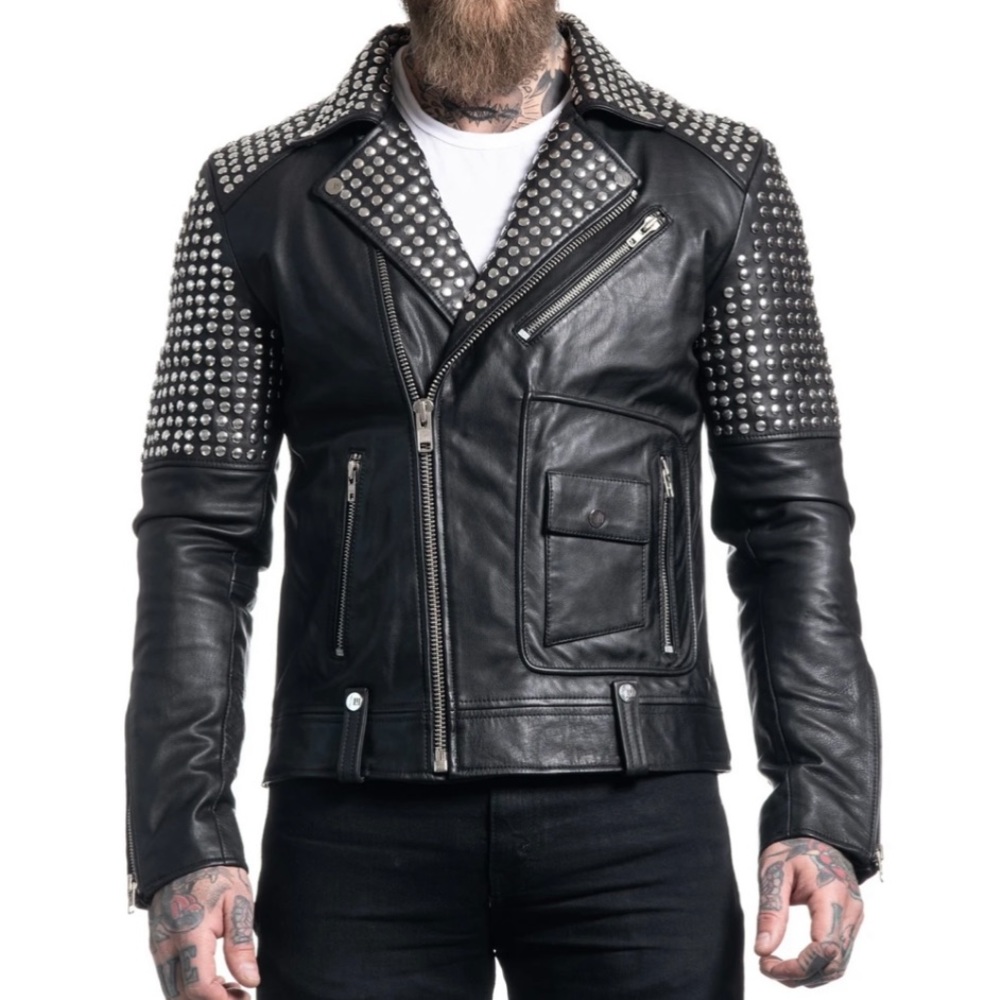 Master “HELLRAISER” leather jacket black XL